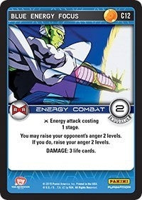 Image for Blue Energy Focus (Panini: Evolution) (C12) - Dragon Ball Z TCG