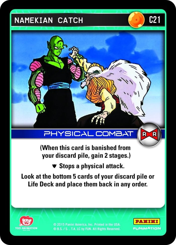 Image for Namekian Catch (Panini: Evolution) (C21) - Dragon Ball Z TCG
