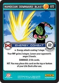 Image for Namekian Downward Blast (Panini: Evolution) (U72) - Dragon Ball Z TCG