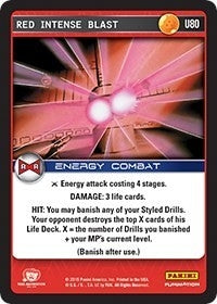 Image for Red Intense Blast (Panini: Evolution) (U80) - Dragon Ball Z TCG