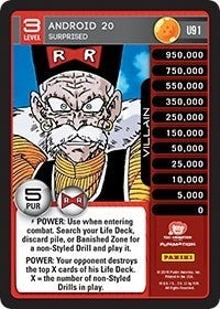 Image for Android 20 - Surprised (Panini: Evolution) (U91) - Dragon Ball Z TCG