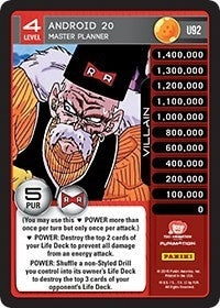 Image for Android 20 - Master Planner (Panini: Evolution) (U92) - Dragon Ball Z TCG