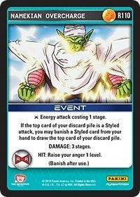 Image for Namekian Overcharge (Panini: Evolution) (R110) - Dragon Ball Z TCG