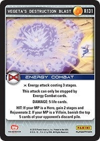 Image for Vegeta's Destruction Blast (Panini: Evolution) (R131) - Dragon Ball Z TCG