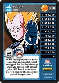 Image for Vegeta - Elite (Panini: Evolution) (UR144) - Dragon Ball Z TCG