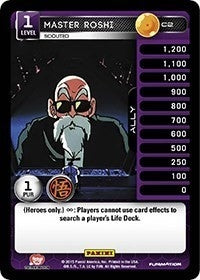 Image for Master Roshi - Scouted (Panini: Movie Collection) (C2) - Dragon Ball Z TCG