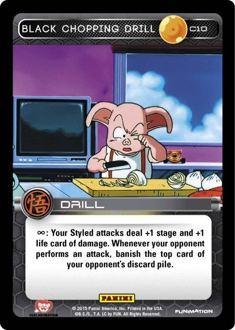Image for Black Chopping Drill (Panini: Movie Collection) (C10) - Dragon Ball Z TCG