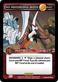 Image for Red Resourceful Block (Panini: Movie Collection) (C47) - Dragon Ball Z TCG