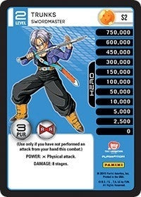 Image for Trunks - Swordmaster (Rainbow Parallel Foil) (Panini: Evolution) (S2) - Dragon Ball Z TCG
