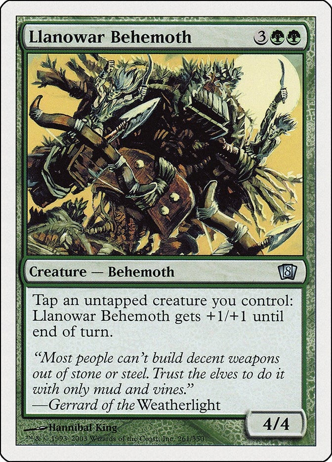 Image for Llanowar Behemoth (8th Edition) (261) - Magic: The Gathering