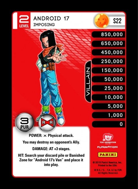 Image for Android 17 - Imposing (High Tech Foil) (Panini: Evolution) (S22) - Dragon Ball Z TCG