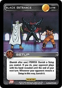 Image for Black Entrance (Panini: Movie Collection) (U78) - Dragon Ball Z TCG