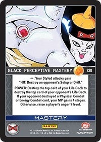 Image for Black Perceptive Mastery (High Tech Foil) (Panini: Evolution) (S30) - Dragon Ball Z TCG