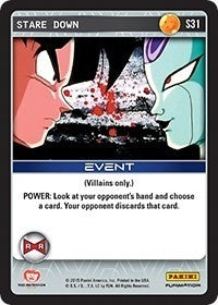 Image for Stare Down (Panini: Evolution) (S31) - Dragon Ball Z TCG