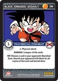 Image for Black Enraged Assault (Panini: Evolution) (S44) - Dragon Ball Z TCG