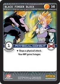 Image for Black Finger Block (Panini: Evolution) (S45) - Dragon Ball Z TCG