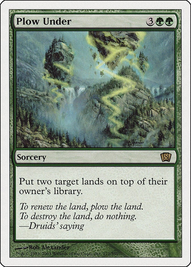 Image for Plow Under (8th Edition) (272) - Magic: The Gathering