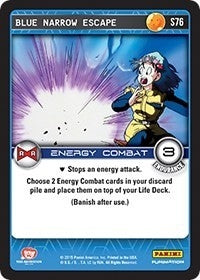 Image for Blue Narrow Escape (Panini: Evolution) (S76) - Dragon Ball Z TCG