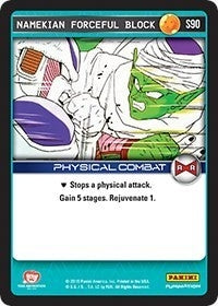 Image for Namekian Forceful Block (Panini: Evolution) (S90) - Dragon Ball Z TCG