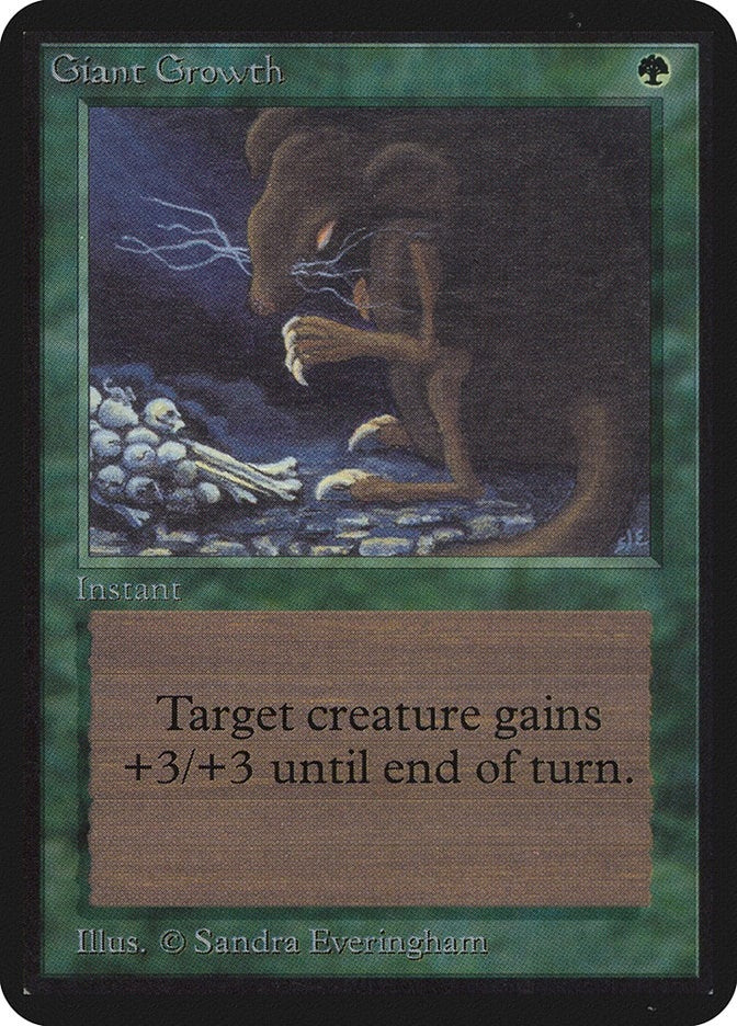 Image for Giant Growth (Alpha Edition) - Magic: The Gathering