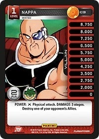 Image for Nappa - Rested (Panini: Heroes & Villains) (C3) - Dragon Ball Z TCG