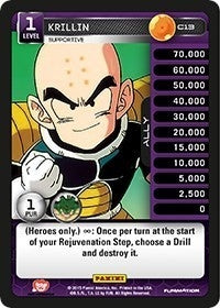 Image for Krillin - Supportive (Panini: Heroes & Villains) (C13) - Dragon Ball Z TCG