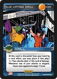 Image for Blue Lifting Drill (Panini: Heroes & Villains) (C23) - Dragon Ball Z TCG