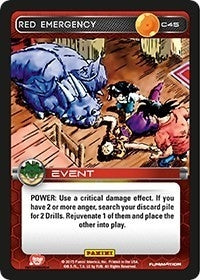 Image for Red Emergency (Panini: Heroes & Villains) (C45) - Dragon Ball Z TCG