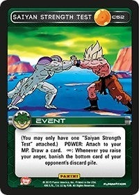 Image for Saiyan Strength Test (Panini: Heroes & Villains) (C52) - Dragon Ball Z TCG