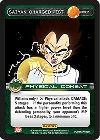 Image for Saiyan Charged Fist (Panini: Heroes & Villains) (C57) - Dragon Ball Z TCG