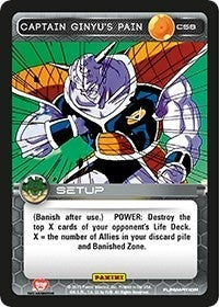 Image for Captain Ginyu's Pain (Panini: Heroes & Villains) (C58) - Dragon Ball Z TCG