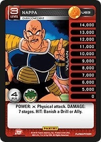 Image for Nappa - Overconfident (Panini: Heroes & Villains) (U63) - Dragon Ball Z TCG