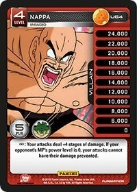 Image for Nappa - Enraged (Panini: Heroes & Villains) (U64) - Dragon Ball Z TCG