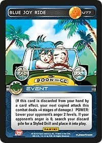 Image for Blue Joy Ride (Panini: Heroes & Villains) (U77) - Dragon Ball Z TCG