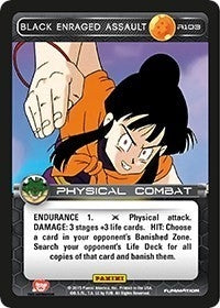 Image for Black Enraged Assault (Panini: Heroes & Villains) (R103) - Dragon Ball Z TCG