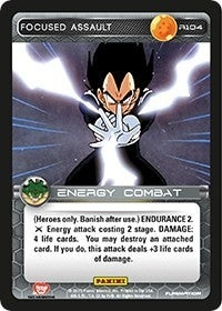 Image for Focused Assault (Panini: Heroes & Villains) (R104) - Dragon Ball Z TCG