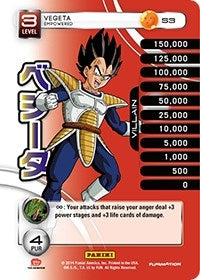 Image for Vegeta - Empowered (Rainbow Parallel Foil) (Panini: Set 1) (S3) - Dragon Ball Z TCG