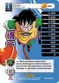 Image for Gohan - Resilient Child (High Tech Foil) (Panini: Set 1) (S9) - Dragon Ball Z TCG