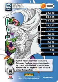 Image for Piccolo - Combat Stance (High Tech Foil) (Panini: Set 1) (S22) - Dragon Ball Z TCG