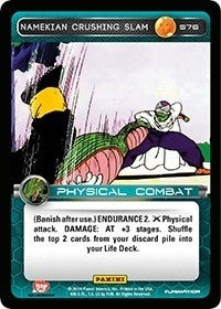 Image for Namekian Crushing Slam (Panini: Set 1) (S76) - Dragon Ball Z TCG