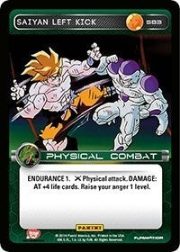 Image for Saiyan Left Kick (Panini: Set 1) (S83) - Dragon Ball Z TCG