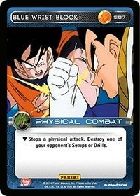 Image for Blue Wrist Block (Panini: Set 1) (S87) - Dragon Ball Z TCG