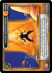 Image for Orange Adaptive Mastery (Rainbow Parallel Foil) (Panini: Set 1) (S26) - Dragon Ball Z TCG
