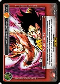 Image for Red Enraged Mastery (Rainbow Parallel Foil) (Panini: Set 1) (S27) - Dragon Ball Z TCG