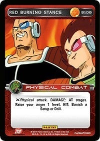 Image for Red Burning Stance (Panini: Set 1) (S108) - Dragon Ball Z TCG