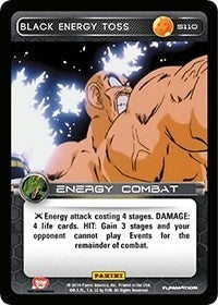 Image for Black Energy Toss (Panini: Set 1) (S110) - Dragon Ball Z TCG