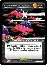 Image for Black Interceptor Barrage (Panini: Set 1) (S111) - Dragon Ball Z TCG