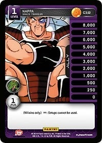 Image for Nappa - Space Traveler (Panini: Set 1) (C12) - Dragon Ball Z TCG