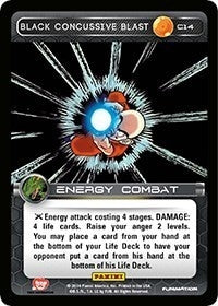 Image for Black Concussive Blast (Panini: Set 1) (C14) - Dragon Ball Z TCG