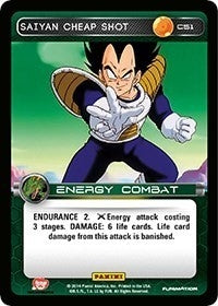 Image for Saiyan Cheap Shot (Panini: Set 1) (C51) - Dragon Ball Z TCG